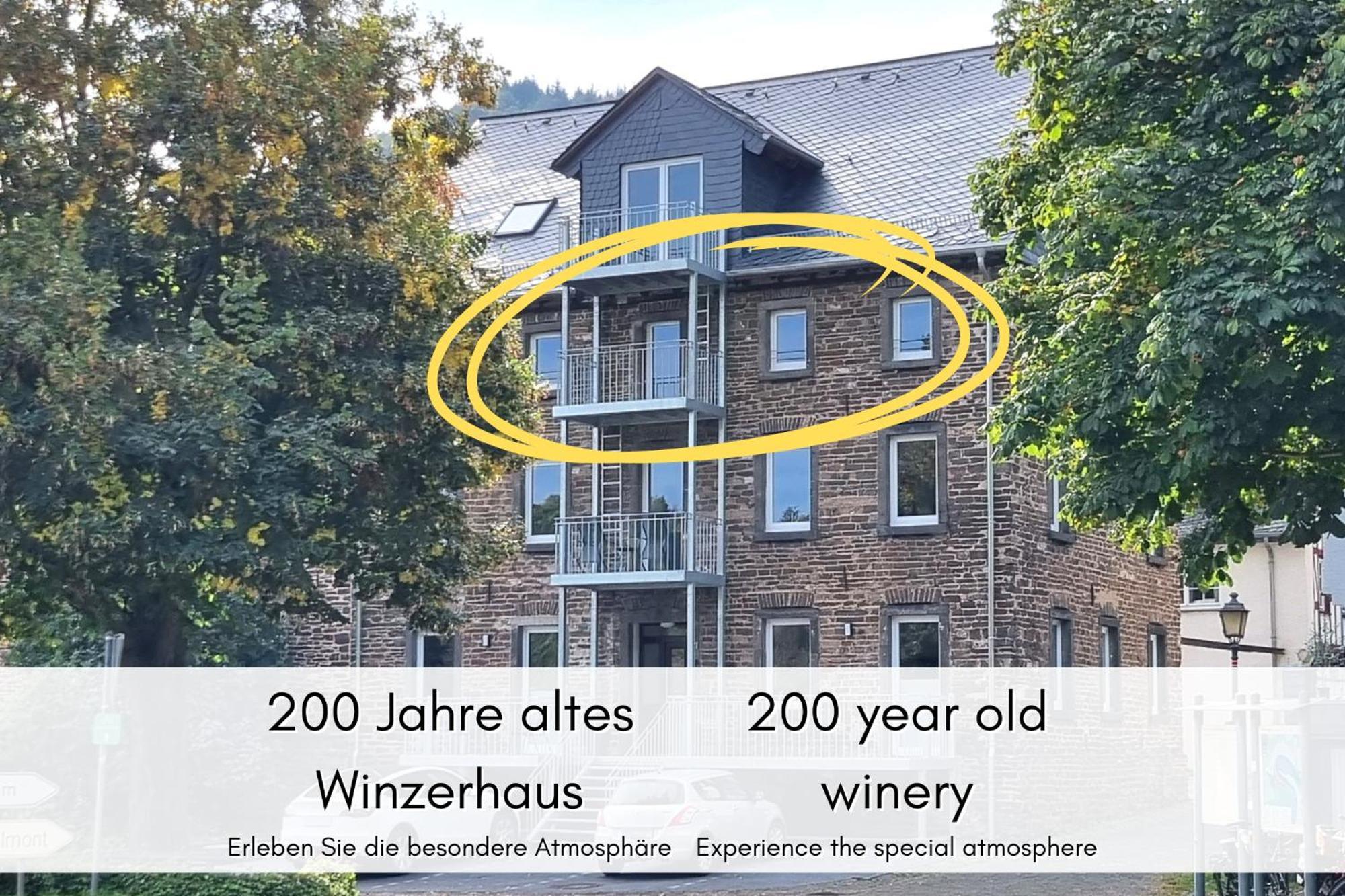 Winzerhaus Am Calmont - Raumwunder Mit Moselblick Apartamento Bremm Exterior foto